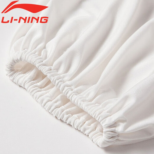 李宁（LI-NING）太极服高弹牛奶丝太极拳八段锦全套太极练功服装中国风武术表演服 李宁-长袖白色（乳白） L身高170-175cm体重140-160斤