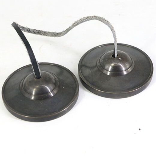 京韵尼泊尔手工丁夏纯铜碰铃打击乐器撞铃冷门民族传统乐器 青铜光面款