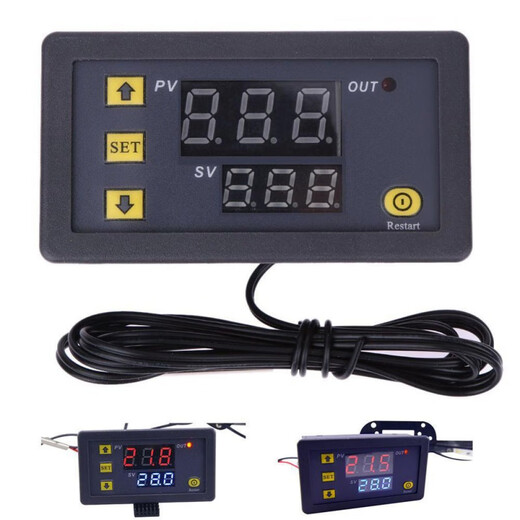 Shantou Lincun same-day delivery temperature controller high-precision digital display thermostat module temperature control switch micro temperature control board W3230 12V