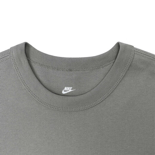 耐克（NIKE）短袖男装夏季新款背面印花透气运动潮流时尚休闲圆领t恤 HF6172-053 S