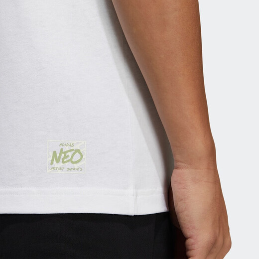 
Adidas NEO Chinese Valentine's Gift Men's Casual Series M SW SLOGAN TEE Short Sleeve Top HC9740 XL Size