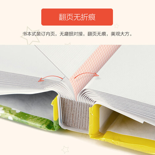 NCL Zhonglin [Hot Selling im Internet] DIY Homemade Coated and Pispised Album Book 40 Seiten Kinderalbum Blatt/Cartoon/Foto Album Fotobuch Sunshine Zoo Fle-6