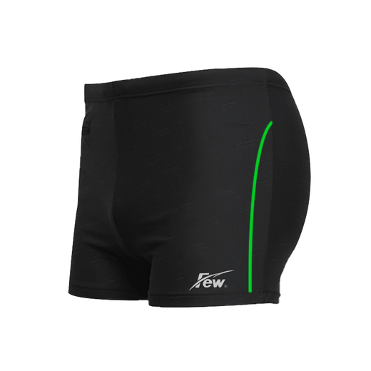 Floating (FEW) men's swimming trunks anti-awkward flat corner plus fat size men's swimsuit simple colored edge classic generous environmentally friendly quick-drying hot spring swimming trunk swim equipment package 826 swimming goggles three-piece set XL