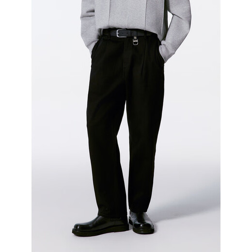 GXG men's textured jeans soft autumn 24 black 175/L