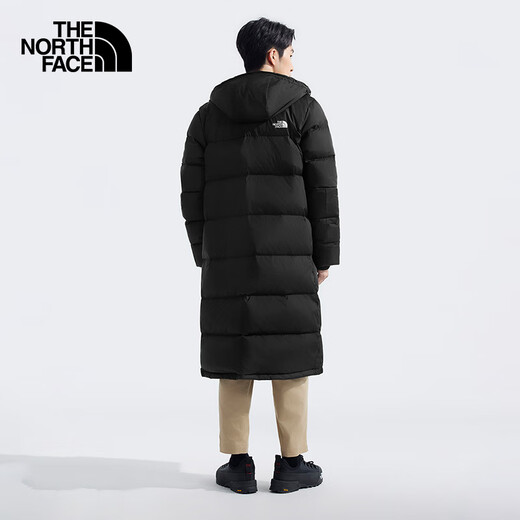 The North Face Down Jacket Couple's Classic Style 550 Puff Goose Down Filled Warm and Splash-proof Autumn and Winter New Style|81P7 4H0/Black L
