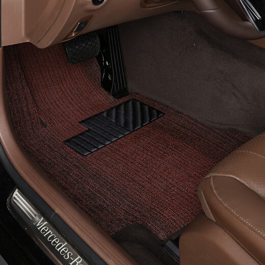 
Suitable for Peugeot 308 408 301 logo 307 5008 4008 508L 2008 car foot pad 3008 wear-resistant waterproof pure brown color snow Nice main driving