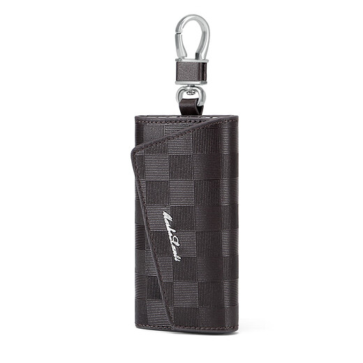 Mashalanti Schlüsselbeutel Herren Taille Hanging Schlüsselbund Mehrzweckauto Key Bag Card Bag Praxis Geburtstagsgeschenk für den Freund BROUND BRAUG