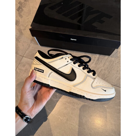 Nike (NIKE) custom sneakers Dunk Low Line Panda Classic Trendy Versatile Shoes DD1391-100 DD1391-100 Line Panda Custom sneakers are not 40.5