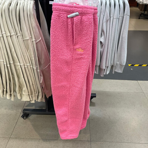 耐克（NIKE）运动裤女裤夏季新款摇粒绒加绒保暖健身收口休闲长裤DQ6262-029 DQ6262-684 M