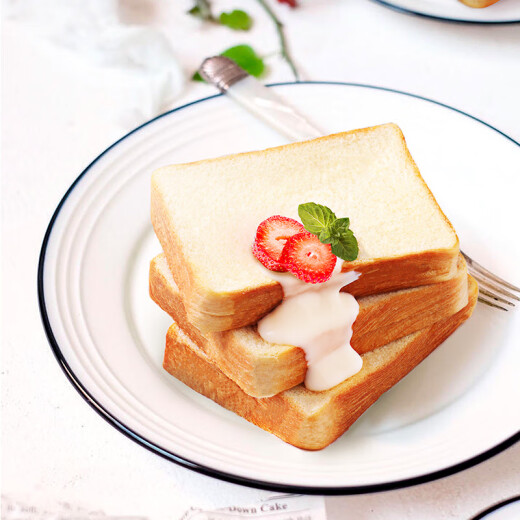 Three Squirrels Oxygen Toast Condensed Milk Sandwich Breakfast Meal Replacement Casual Snack Toast Bread Office Snack 800g/box