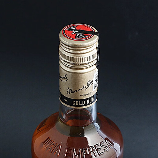 百加得Bacardi白朗姆酒750ml莫吉托mojito鸡尾酒烘焙调酒洋酒 百加得金