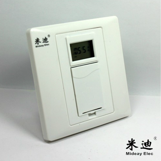 Customized 86-Typ-Zeitsteuerungsschalter Vollautomatischer Wand intelligenter Zeitcontroller Micro-Advertising Light Timer MIDI 724 (Null-Feuerlinie) (2200 W)