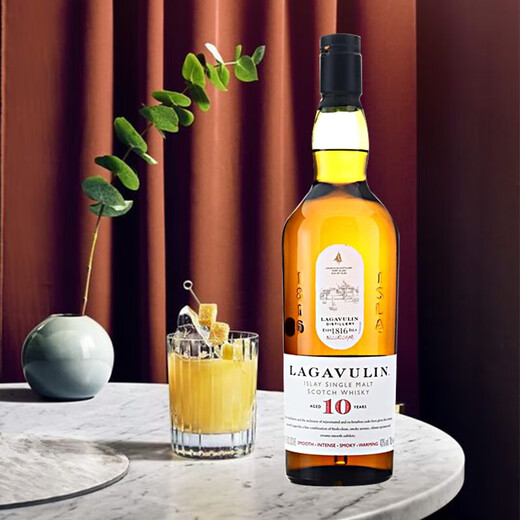 Lagavulin 10 Jahre Scotch Whiskey 700 ml 43 Grad Geschenkbox Importierter Wein