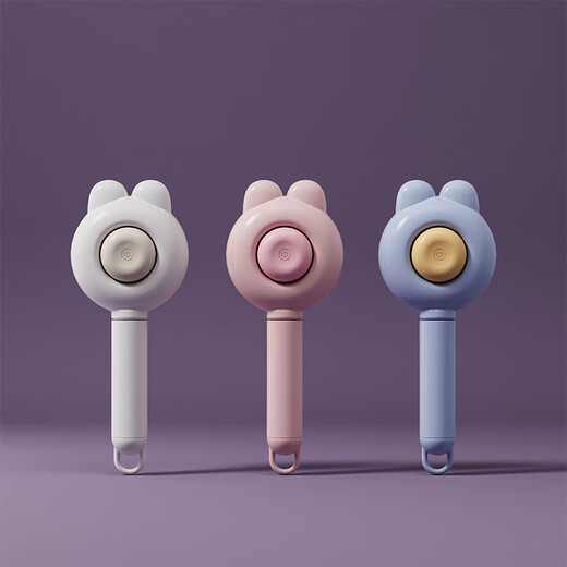 Cat comb to remove floating hair, combing brush, comb needle, dog combing artifact, pet comb, cat brush, cat supplies, bunny style, cream white