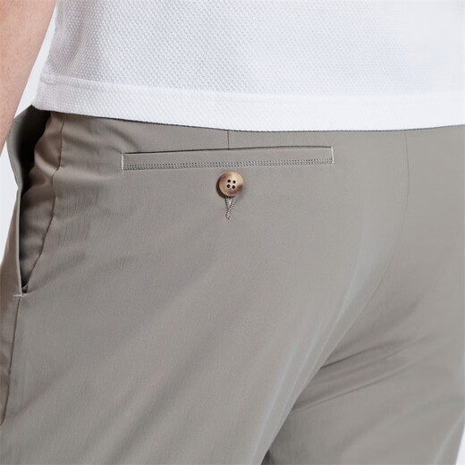 Baila con el lobo [el elástico de cuatro lados seco rápido] elástico transpirable primavera y el verano fáciles de manejar pantalones casuales para hombres de cercanías 701 caqui 33