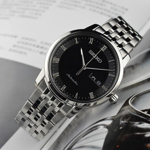 精工（SEIKO）手表领航系列进口商务休闲防水钢带自动机械男表SRP693J1七夕礼物 1七夕礼物