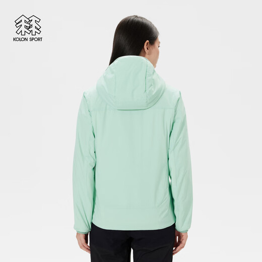 KOLON SPORT Technical Women's Cotton Jacket Slim Fit Hooded Warm Cotton Jacket Warm Inner Fishing Suit