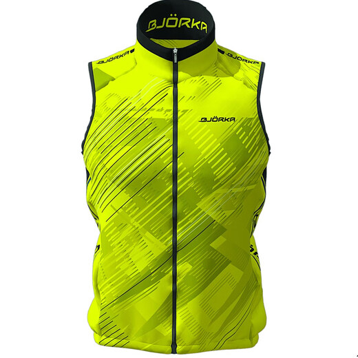 Mo Xinyu autumn and winter sleeveless vest cycling clothing mountain bike winter men's fleece warm running sports vest 1 S