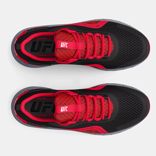 Under Armor Johnson Project Rock BSR 3 wear-resistant, non-slip, comfortable and breathable men's sports training shoes 004 black red size 40/US7