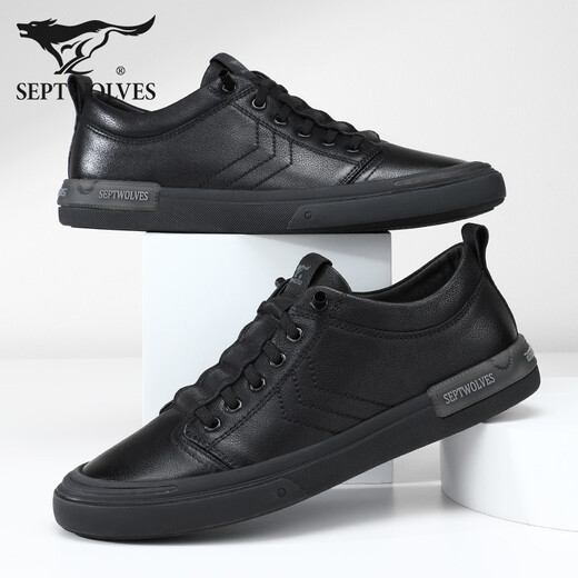 Sept Wolves Chaussures masculines Nouvelles chaussures en cuir véritable