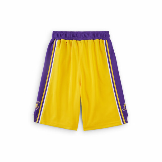 Nike (NIKE) official boys Los Angeles Lakers ICON NBA kids shorts summer sports pants HJ7716 728 Amarillo yellow 120 M