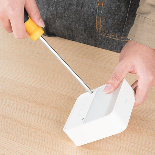 Deli rubber handle dual-purpose screwdriver screwdriver cross-shaped double-head screwdriver computer installation tool 6*150mm