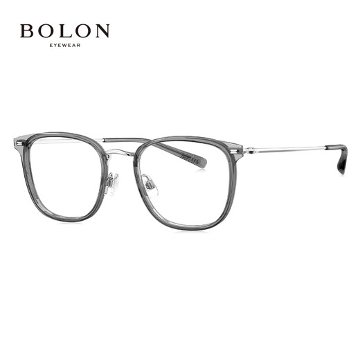 
BOLON Tyrannosaurus Glasses Wang Hedi's 25-year new product myopia glasses frame titanium frame optical lens can be matched with BA6010 B16 silver-transparent grey frame single frame
