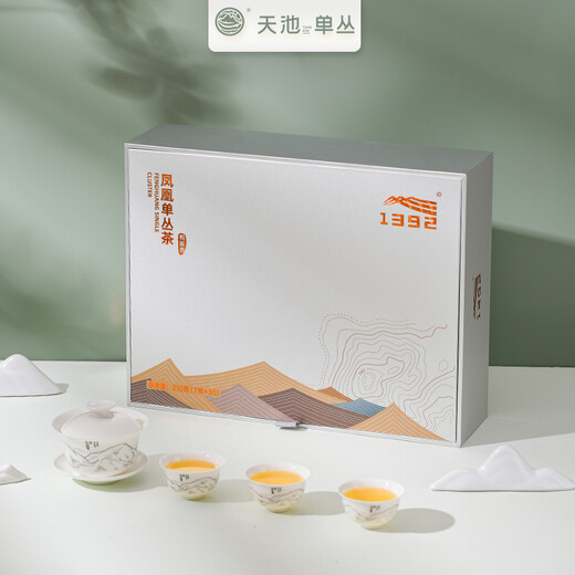 天池茶叶乌龙茶凤凰单枞鸭屎香潮州单丛茶春茶新茶礼盒送礼 鸭屎香礼盒210g*1盒