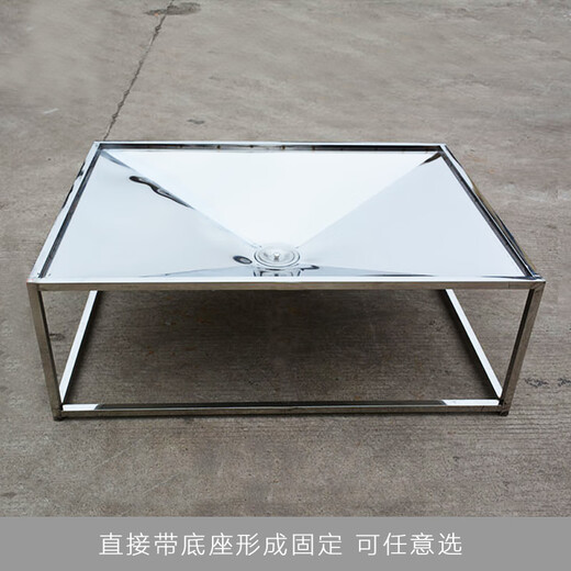 DOGSTORY stainless steel funnel tray dog cage large toilet pull-out pet cage small medium and large dog urine tray funnel tray 144.9*100cm stainless steel material