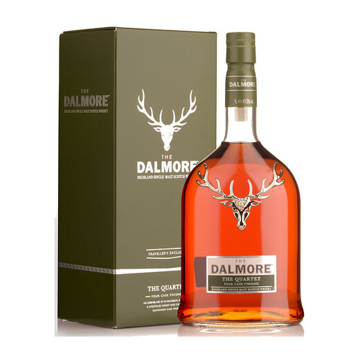 大摩（DALMORE）四重奏 苏格兰单一麦芽威士忌 1000ml 41.5度 礼盒装 进口洋酒