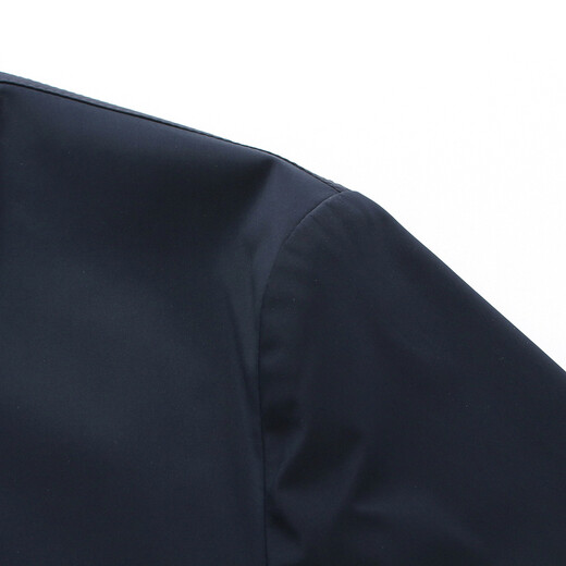 YOUNGOR windbreaker men's lapel long single windbreaker fashionable business casual men's top jacket GYDF424997FQA navy blue XL 180/100A