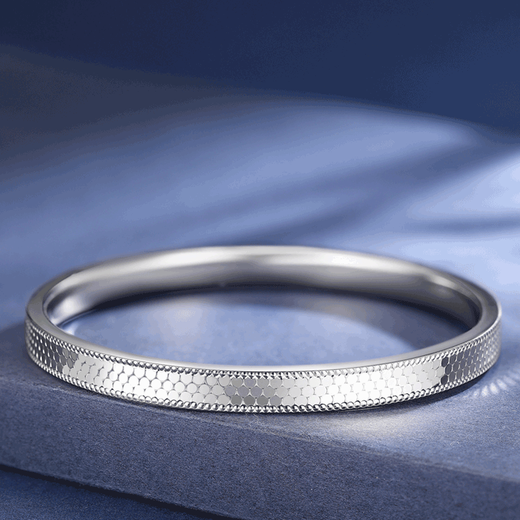 Gaibaolou pt950 platinum bracelet for women platinum bracelet platinum dragon scale bracelet PT999 customized New Year's Day gift No. 54 6mm22g