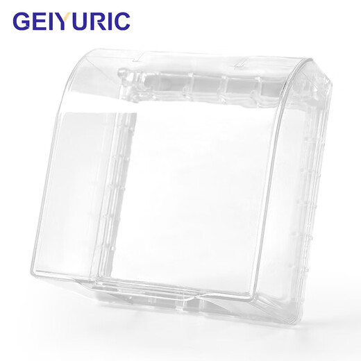 GEIYURIC Type 86 self-adhesive heightened and thickened socket waterproof cover splash-proof box smart toilet socket waterproof box protective cover transparent waterproof box