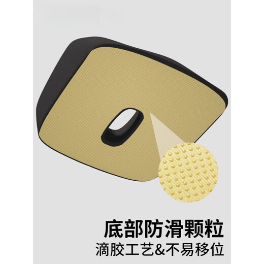 Chuangjingyixuan car booster seat cushion, car seat cushion, universal for all seasons, small lady driving special car, long-term sitting in the car, cloud sense booster cushion, gray single seat cushion