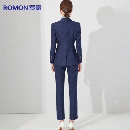 Luo Meng Suit Women's Professional Decoration Single Suit Business OL Women's Interview Work Commuting Suit Jacket