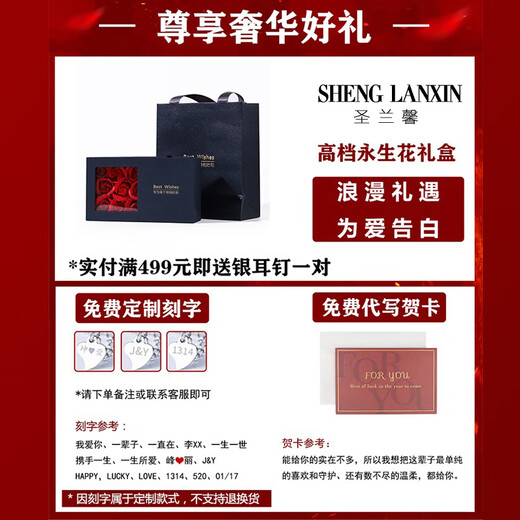 Shenglanxin sterling silver safety lock necklace women's foot silver lock adult longevity lock birthday Chinese Valentine's Day gift for girlfriend and wife anniversary safety lock necklace + certificate (single pendant 7g does not include rope) black rope style