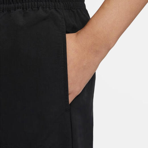 Nike (NIKE) women's running training fitness quick-drying five-point pants woven light breathable hot pants mid-waist sports shorts FV6623-010 S