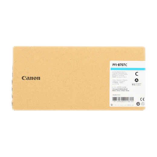 Canon Grand Format Imprimante IPF831 / 841/851 PROPACTER CARTRIDE À L'ENK ORIGINAL 700ML PFI-8707 MBK EMPOR