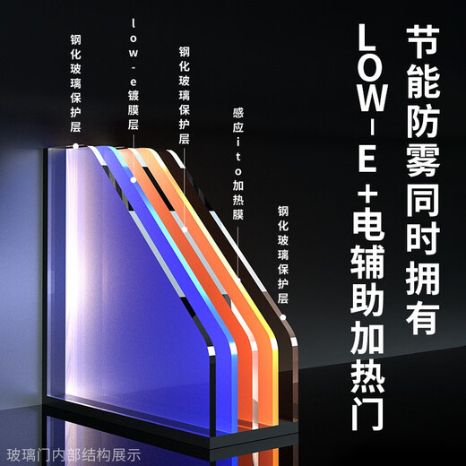 Vincase double-door wine cabinet constant temperature wine cabinet moisturizing large-capacity air-cooled double-door refrigerated cabinet built-in wine cabinet home living room commercial display cabinet tea and liquor preservation cabinet 1.9 meters dual temperature zone (red wine + ice bar B) 112 bottles thick 700mm deep