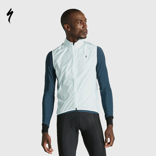 SPECIALIZED Lightning SL PRO WIND VEST Lightweight Slim Fit Warm Cycling Jersey Vest for Men and Women Morning Mist Color (Women's Model) L