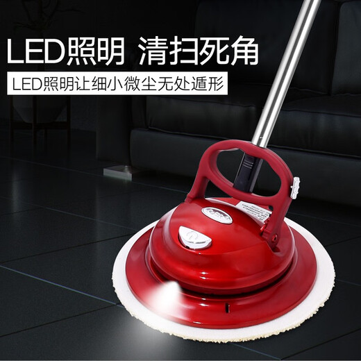QER intelligent automatic cleaning machine household wireless mop electric cleaning machine floor tile glass bathroom roof floor sofa car waxing artifact handheld mop China red (official standard)