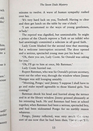 阿加莎系列 七钟面之谜 英文原版 The Seven Dials Mystery Agatha Christie