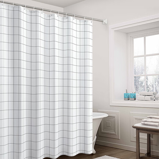 FOOJO door curtain shower curtain waterproof thickened shower curtain cloth door and window blocking curtain 150*180cm