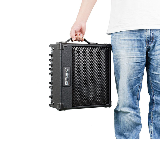 CoolmusicBP40 Outdoor Guitar Singing Speaker Saxophone Electronic Organ Street Performance Singing Live Audio Rechargeable Portable BP40+ Wired Microphone