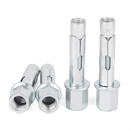 JINGGONG's new one-piece ceiling expansion bolts, self-cut expansion screws, one-piece screws, pull-expansion M8M10, new M8 screw rods for ceiling expansion (100 pcs/box)