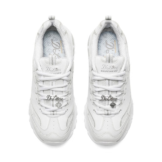 斯凯奇（SKECHERS）女子D LITES时尚绑带运动鞋 12241-WSL 35