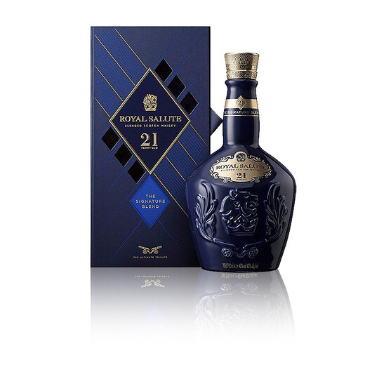 皇家礼炮（Royal Salute）洋酒21年 苏格兰 调和威士忌酒 原瓶进口 送礼 皇家礼炮21年 700mL 1瓶