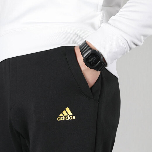 阿迪达斯 （adidas）运动裤男裤夏季新款休闲卫裤收口小脚裤子针织时尚长裤 FM9274舒适  2XL