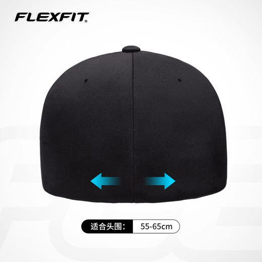 FlexFitdelta180 Sterne gleicher großer Kopf Baseballhut Outdoor Sonnenschutz und Sonnenschutz Full Seal Baseball Hut L/XL