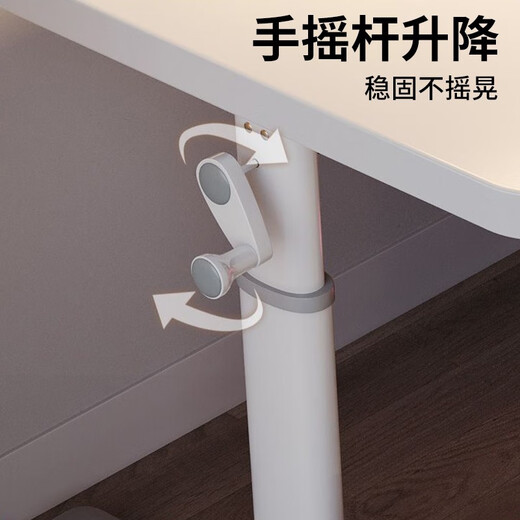 Quanpinwu Desk Study Table Lift Table Lift Computer Table Home Standing Workbench Manual Lift Table Hand Lift Table-80